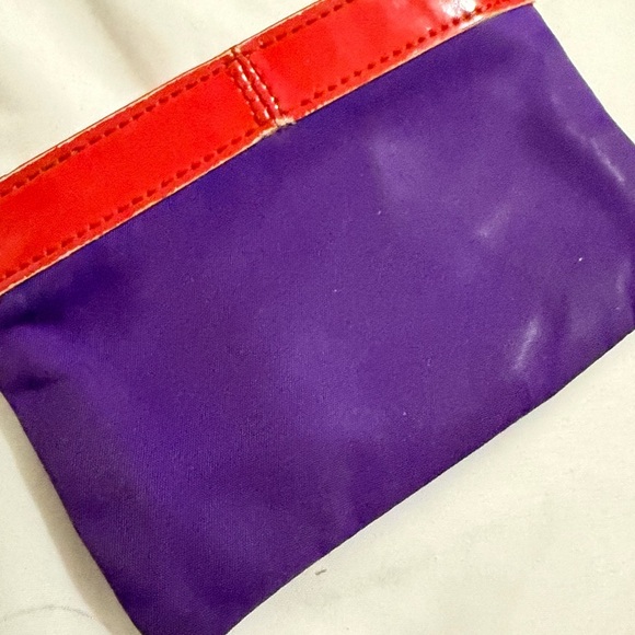 🐰Rehab Kate Spade Red and Purple Coin Purse - Picture 4 of 10